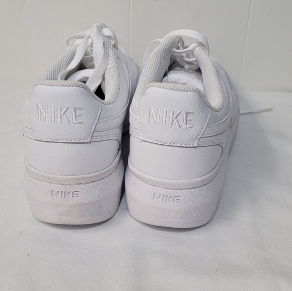 Nike Court Vision Alta Triple White Women’s Size 12 Vintage 80's Look - Picture 6 of 9